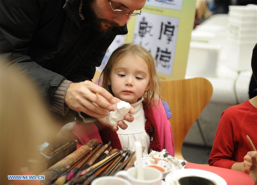 People attend Family Day to celebrate Chinese New Year in Washington