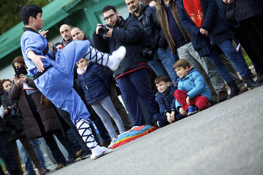 Temple fair held to mark coming Chinese New Year in Rome