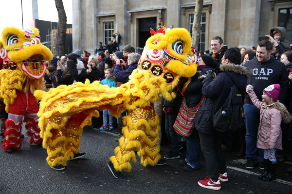 London marks Chinese New Year with biggest party outside Asia