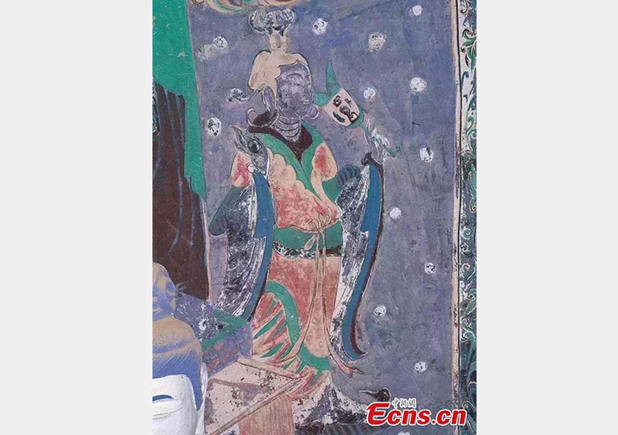 Dunhuang academy features female figures