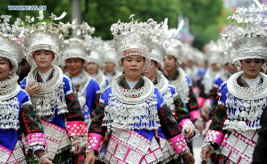 Miao's folk Valentine's Day celebrated in Southwest China