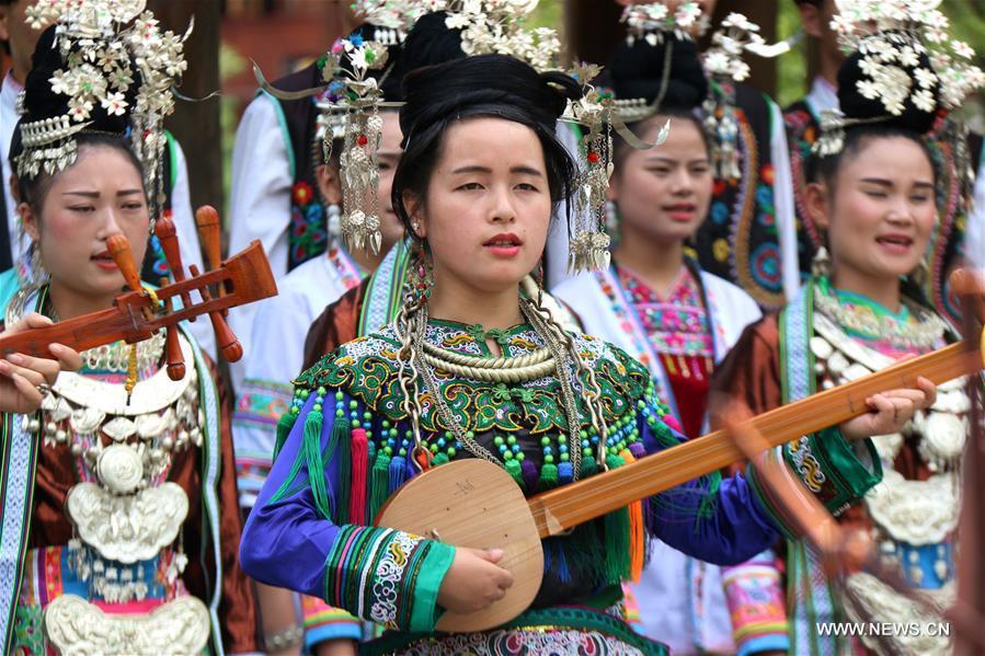 Grand Song of Dong performed in Guizhou