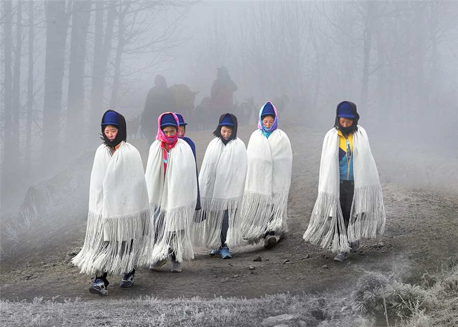 Photographic works on life of Chinese Yi ethnic group