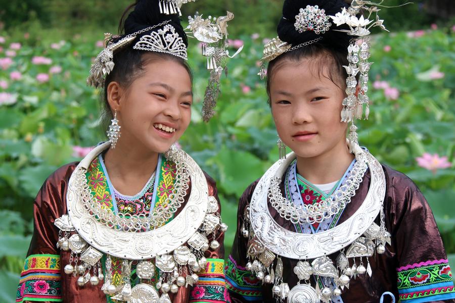 People of Dong ethnic group perform to promote local tourism