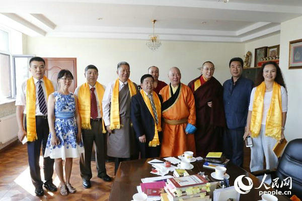 Chinese delegates of Tibetan culture visit Mongolia