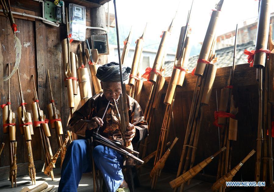 Handicraft of Miao people preserved well in S China