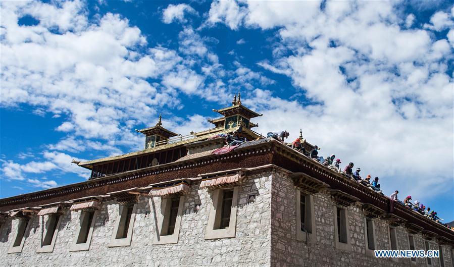 Sanyai Monastery in Zhanang county, Tibet