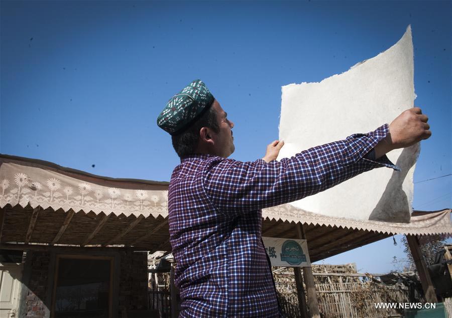 Handmade mulberry-bark paper listed as UNESCO intangible cultural heritage