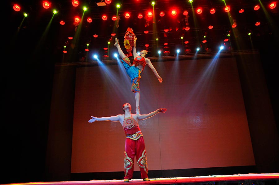 8 Chinese cities staging acrobatic arts