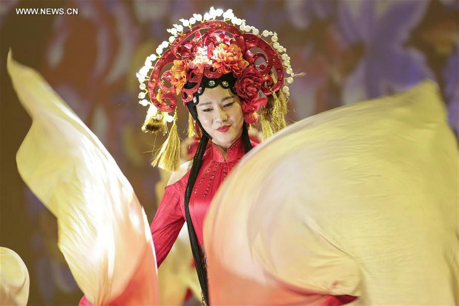 China's acrobatic troupe performs underground shows in Colombia