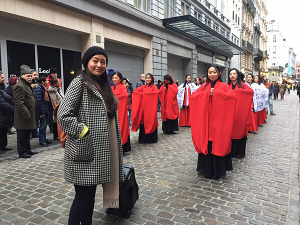 Chinese New Year parade held in Brussels