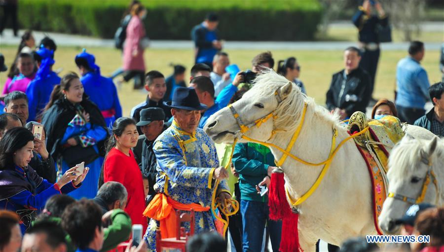 Memorial ritual for Genghis Khan held in China's Inner Mongolia