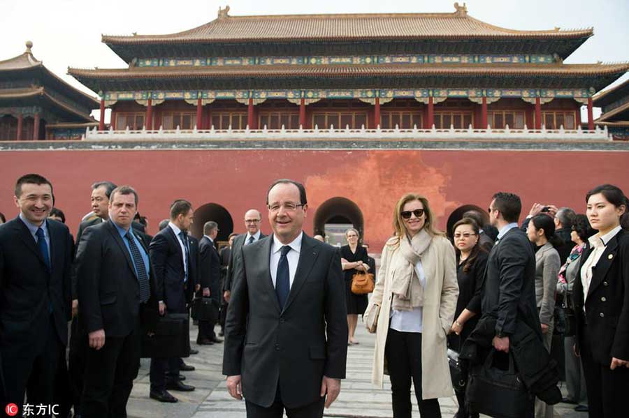 Foreign leaders who have visited the Palace Museum