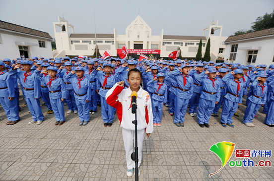 河北灤南潘家戴莊慘案紀念館被授紅軍小學愛國主義教育基地