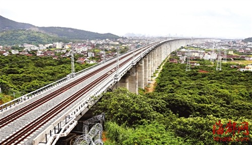 最美高鐵隱在青山綠水間 向莆鐵路穿越七大名勝景區(qū)