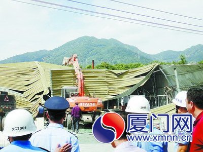 集美嘉庚故里4處違建被強(qiáng)制拆除 頻出重拳“零容忍”