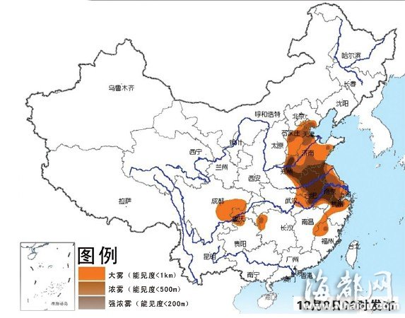 昨夜降雨PM2.5有所下降 福州今日告別霧霾