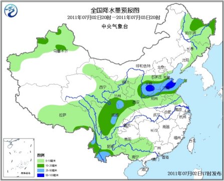 淮河以南將繼續(xù)受到高溫