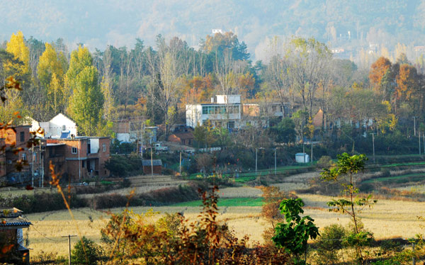 河南固始西九華山冬景如畫 （組圖）