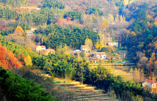 河南固始西九華山冬景如畫 （組圖）