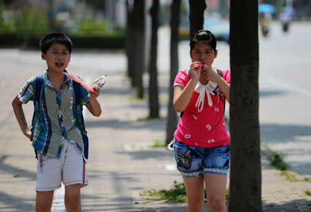 河南信陽市發(fā)布高溫橙色預警