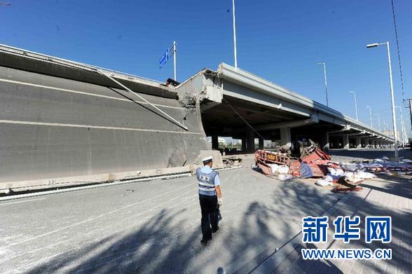 哈爾濱市通報(bào)橋梁坍塌事故初步情況（圖）