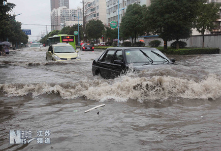 連云港遭遇特大暴雨襲擊