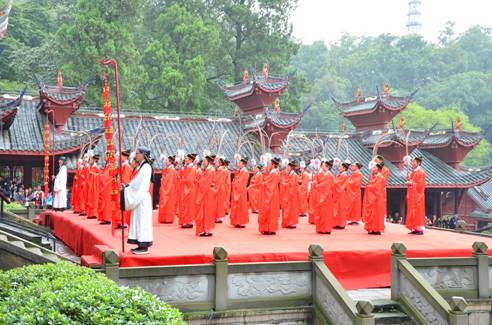 都江堰文廟舉行祭孔大典 恢復(fù)傳統(tǒng)禮儀