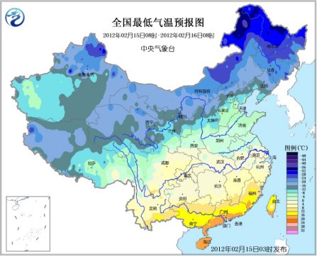 未來三天冷空氣將影響中東部大部 西藏南部有降雪