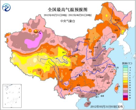 華南云南等地有中到大雨 華北東北多陣性降水(圖)