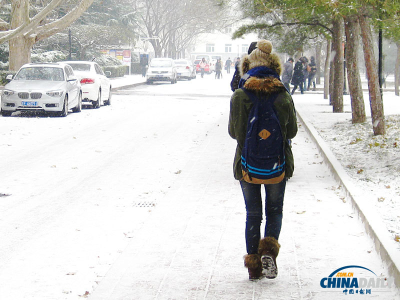 北京迎來冬天第二場雪 明日仍有降雪（組圖）