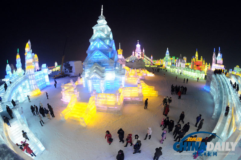 第十四屆哈爾濱冰雪大世界試開園