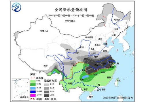 未來三天東北西南將大幅度降溫 蘇皖局地有暴雪