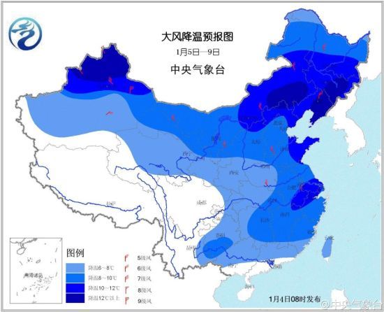 新年首場大范圍雨雪降溫將至 華北華東仍有霧霾