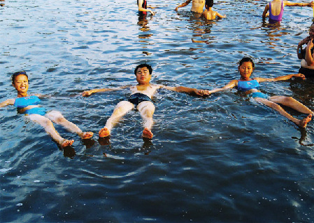 “中國死海”運城鹽湖