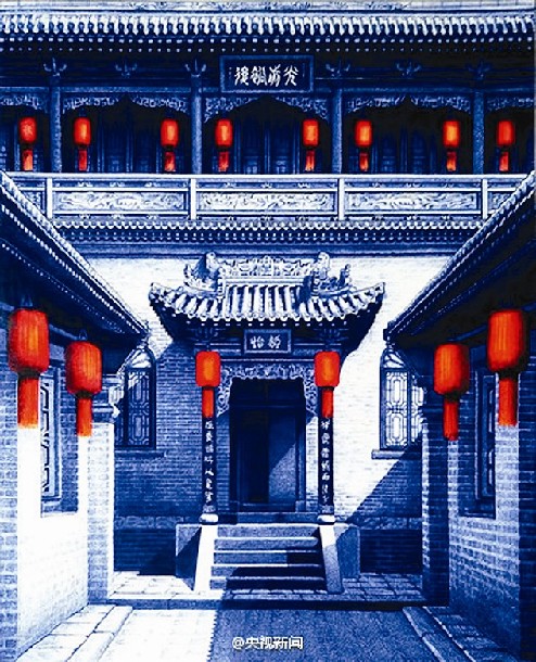 展現(xiàn)山西美景 臨汾小伙圓珠筆畫走紅網(wǎng)絡(luò)