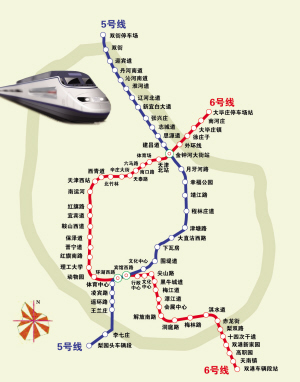 地鐵5、6號線年內(nèi)全面開工 2014年將開通運營