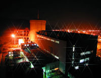 the night piece of CNNC's Qinshan plant