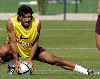 Euro 2004 training sessions