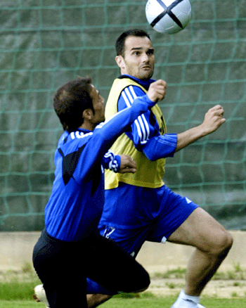 Euro 2004 training sessions