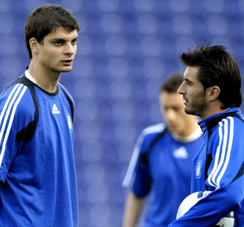 Euro 2004 training sessions