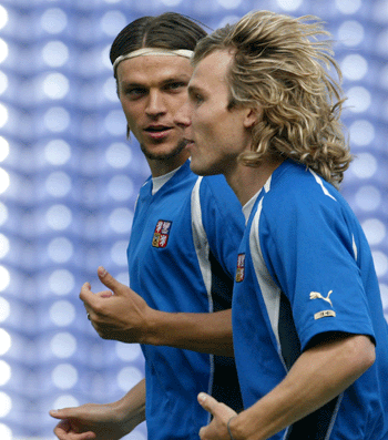 Euro 2004 training sessions