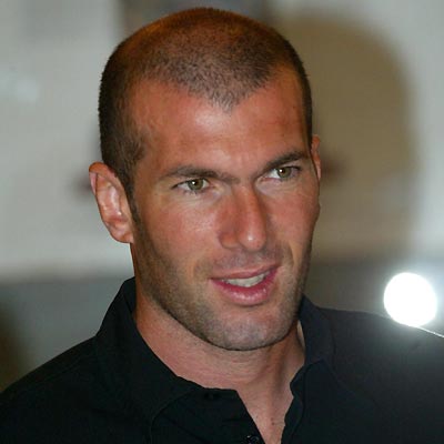 Zidane at welcoming feast