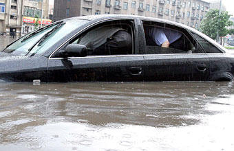 Heavy rain sweeps Changchun