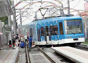 Light rail train derailed in Northeast China city