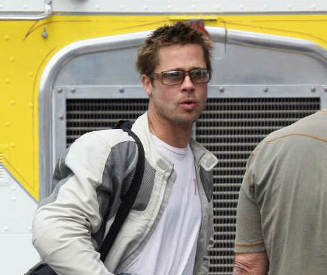 Brad Pitt back at work