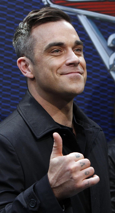 Robbie Williams at 'Cars 2' premiere