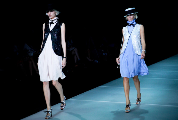 Emporio Armani Spring/Summer 2012 women's collection