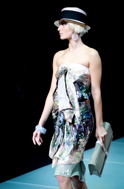 Emporio Armani Spring/Summer 2012 women's collection