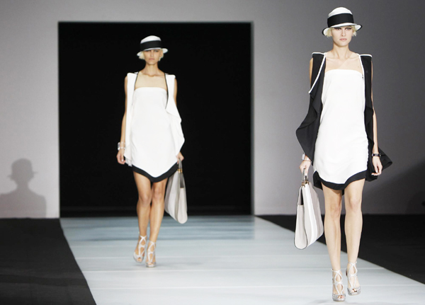 Emporio Armani Spring/Summer 2012 women's collection